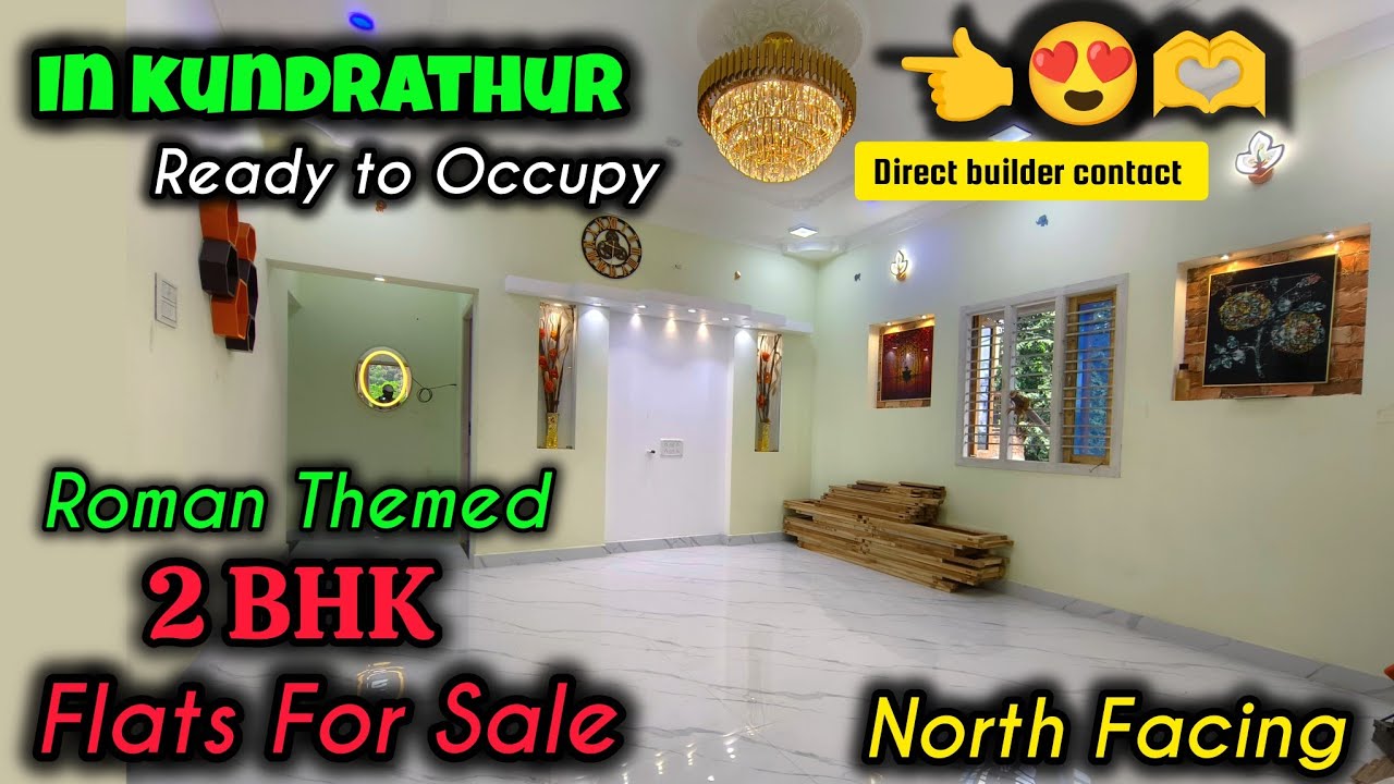 🥳2BHK Roman Themed🏡Flats Sale in Kundrathur🤑Ready to move🥳**All inclusive Price