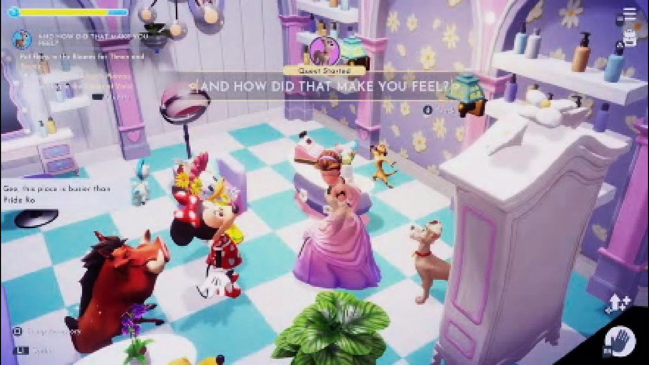 Dreamlight Valley: Tramp's Level 7 Quest : And How Did That Make You Feel