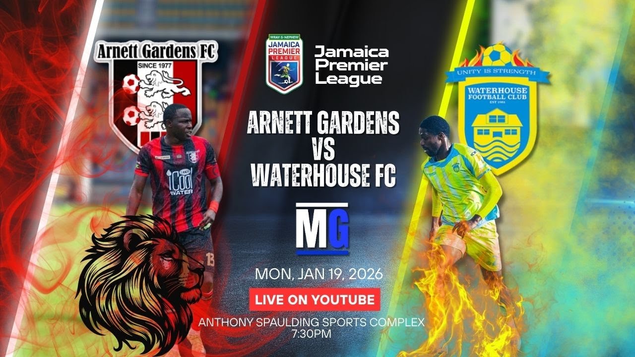 LIVE | Arnett Gardens vs Waterhouse | Jamaica Premier League Match Week 18