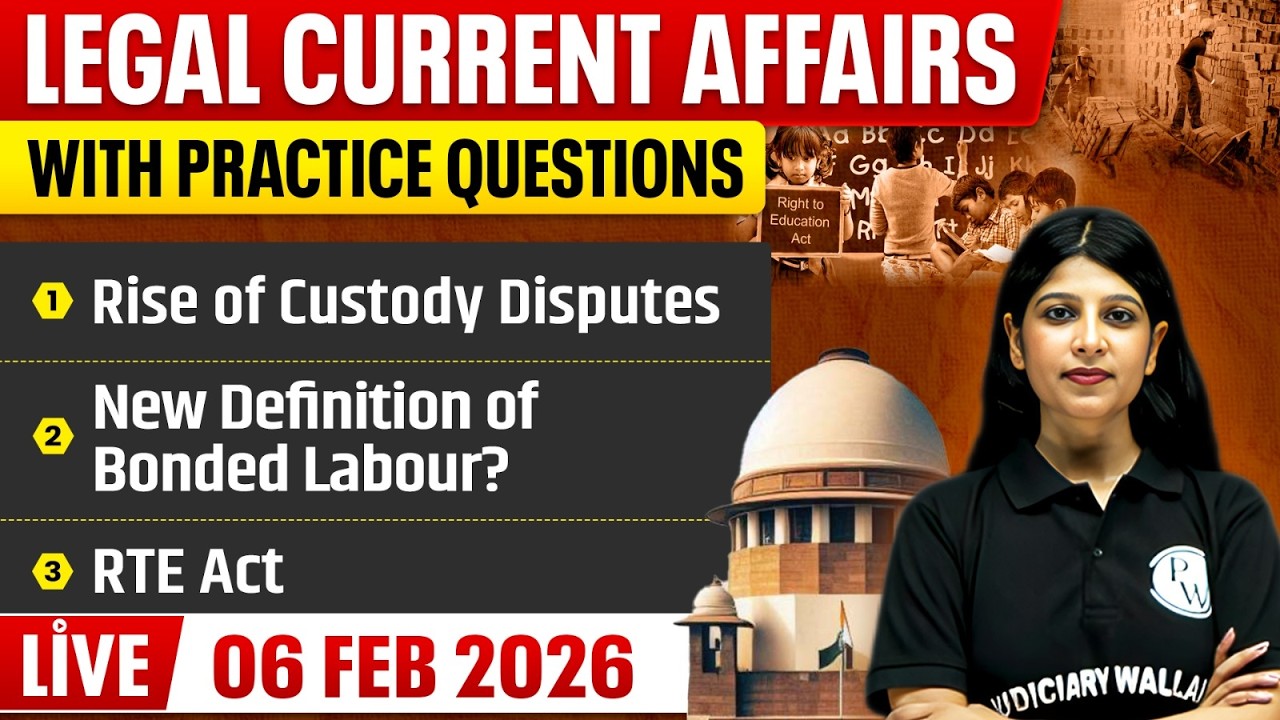 Legal Current Affairs Today | 6 February 2026 | Top Legal News | Judiciary/APO/APP | Judiciary By PW