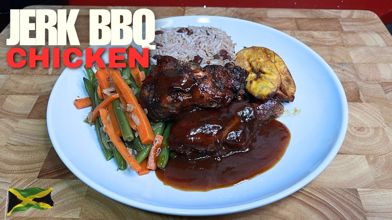 Как приготовить курицу барбекю по-ямайски (Jerk BBQ Chicken) | Сочный рецепт курицы в карибском с...