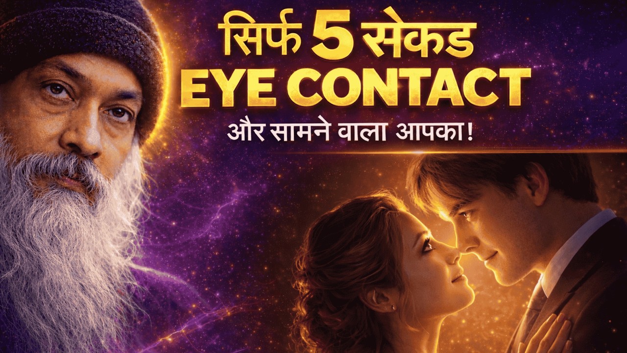 OSHO - सिर्फ पाँच सेकंड आँखों में देखो – सामने वाला आपका हो जाएगा | Eye Contact Psychology
