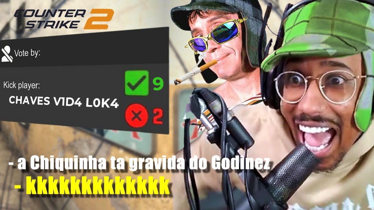 ELES NUNCA AGUENTAM O CHAVES V1D4 L0K4 NO CS KKKKK