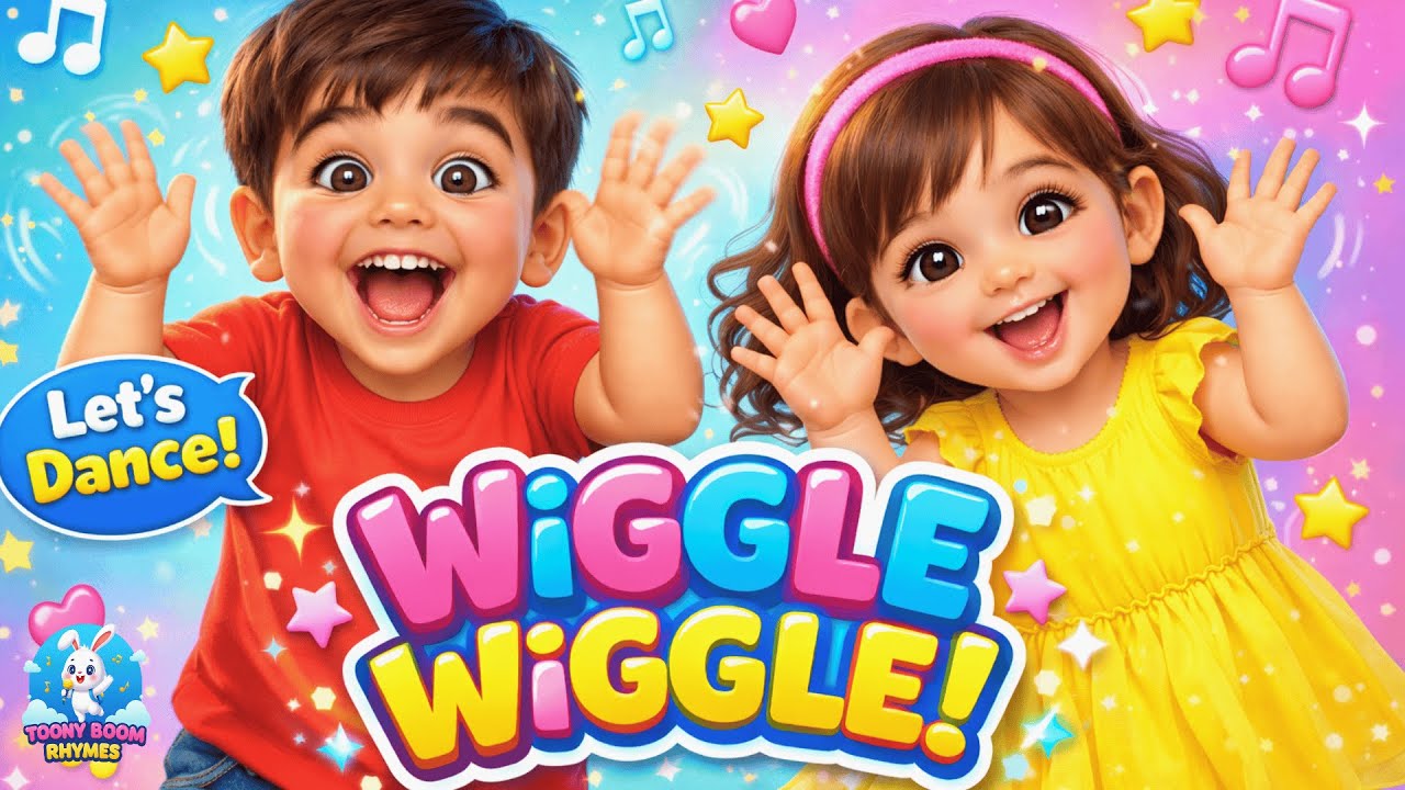 Wiggle Wiggle | Nursery Rhymes For Toddlers | Kids Action Song | Baby Dance Video