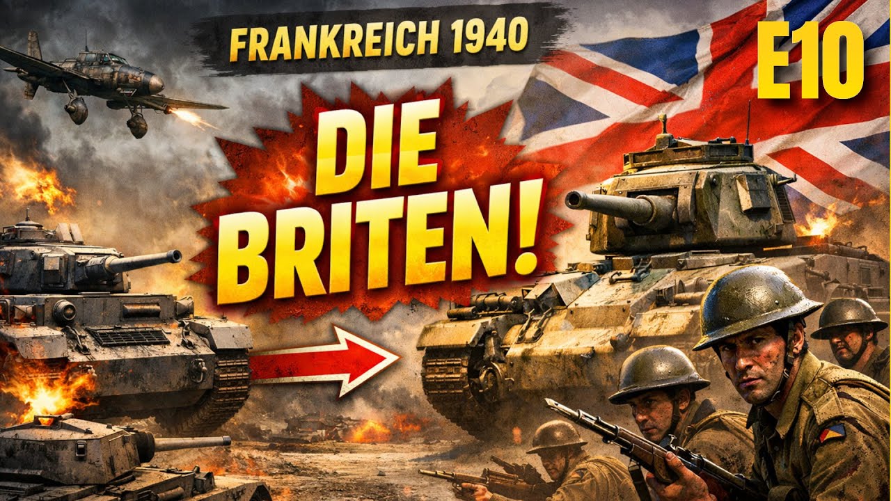 Erstes Aufeinandertreffen mit den Briten – Wird der Vormarsch gestoppt? | Panzer Corps 2 | E10