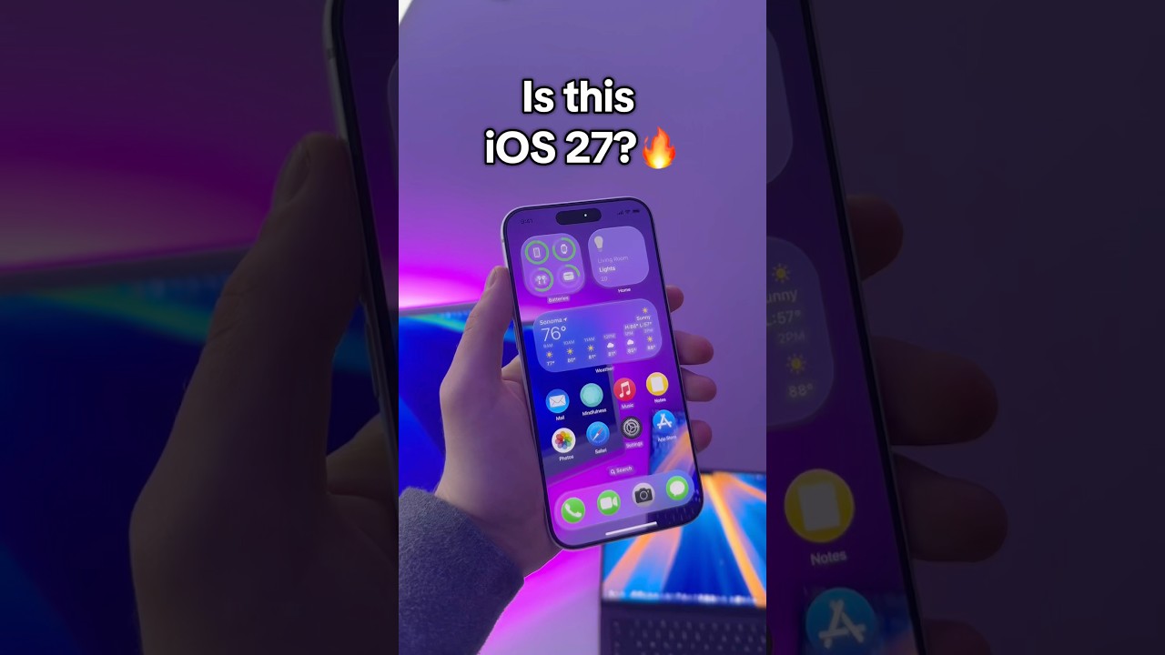 Is this iOS 27?🔥 #iphone #iphonetricks #shorts #apple #tech