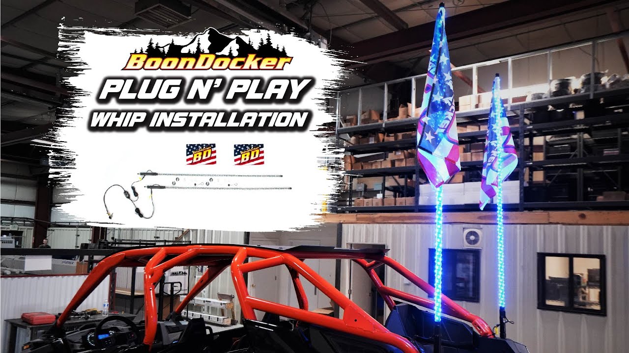 Plug N' Play LED Whips for Side By Sides!