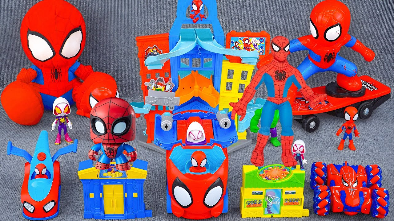 Marvel Spiderman Unboxing Review ASMR | Spider Man Mask | Marvel Spiderman Collection Toys