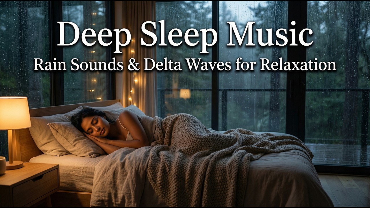 1 Hour Deep Sleep Music | Relaxing Music for Sleep, Stress Relief & Peaceful Mind | Delta Waves