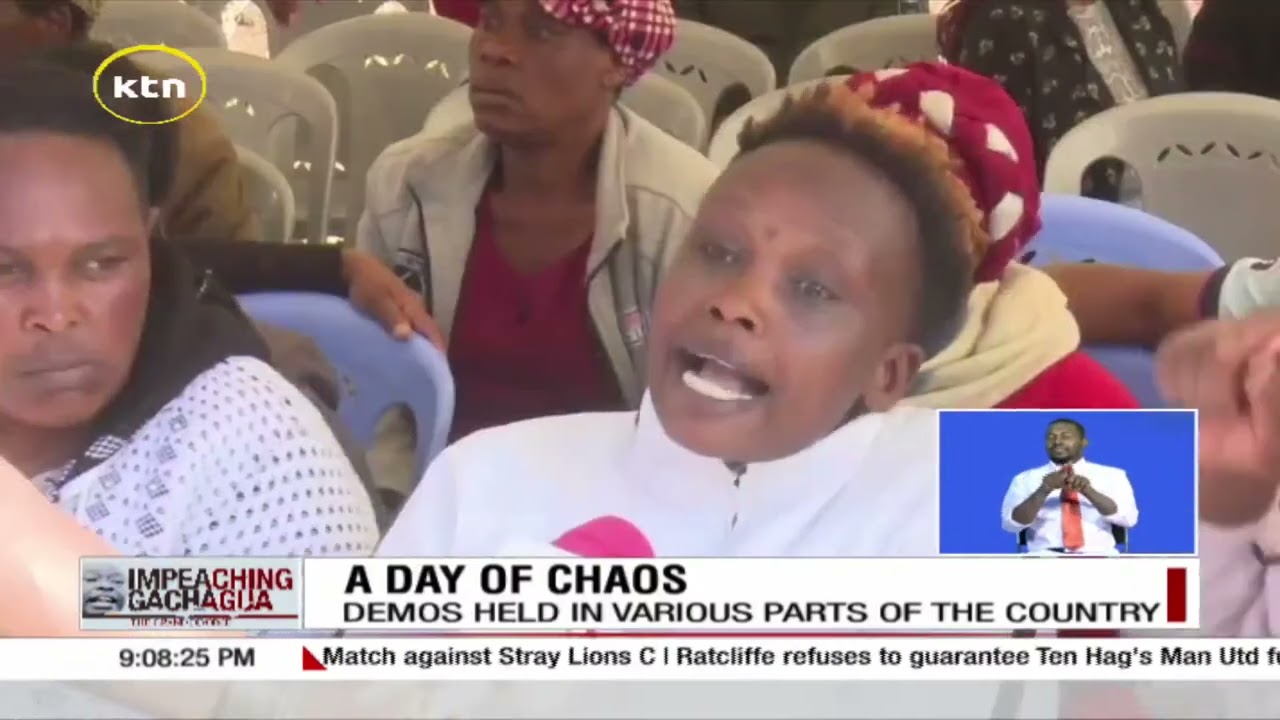 Chaos erupts during public participation exercise on DP Gachagua's Impeachment
