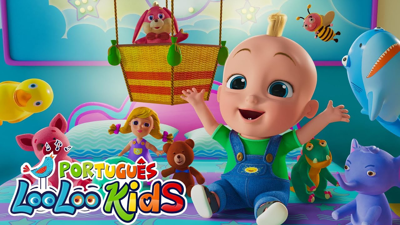 Dez na cama - Músicas Infantis Divertidas - Canções infantis - LooLoo Kids Português