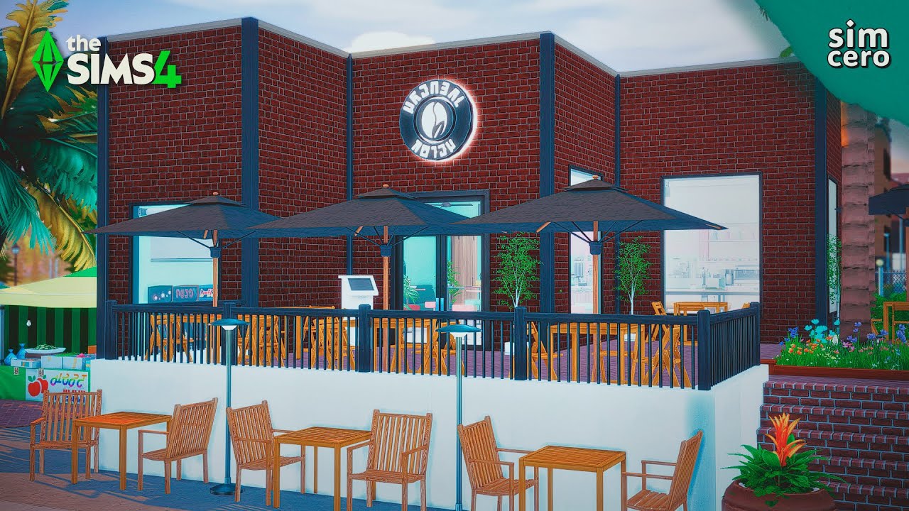 Pearls n Tea Cafe & Bubble Tea Store | The Sims 4 Build from FiveM