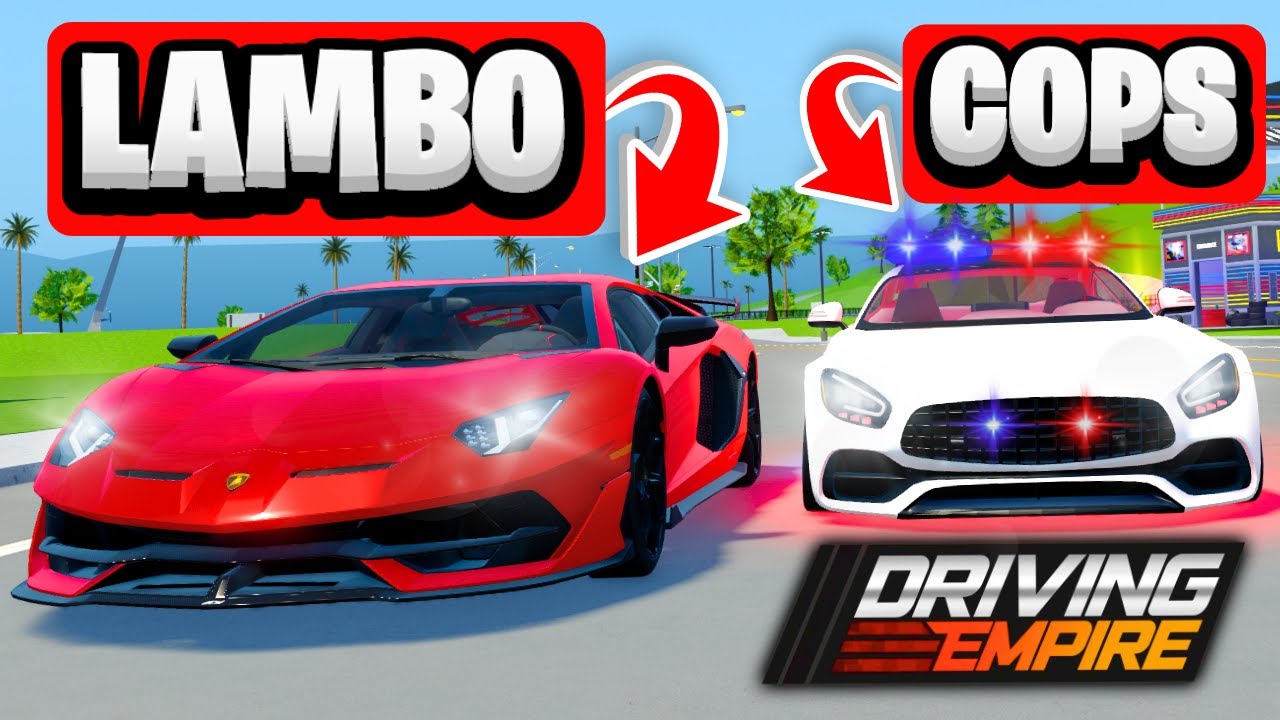 INSANE Lamborghini Police Chase In Driving Empire!