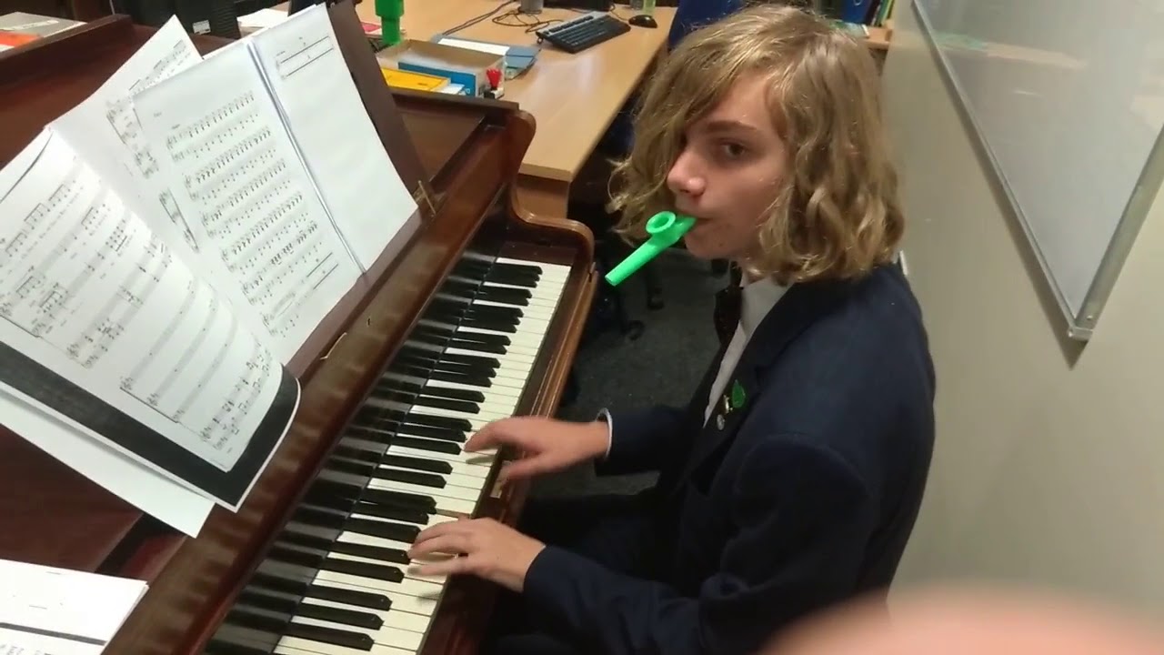 Postman pat piano and kazoo solo