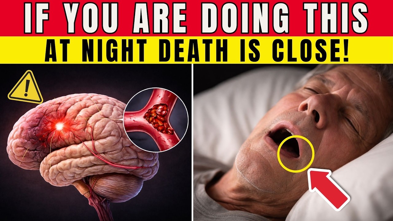 He died in his sleep from doing this! It causes heart attacks and strokes. | Senior Health Tips