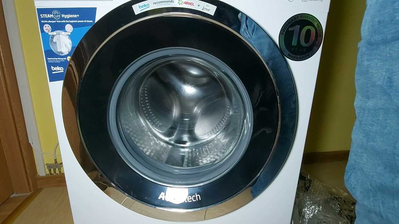 распаковка стиральной машины beko