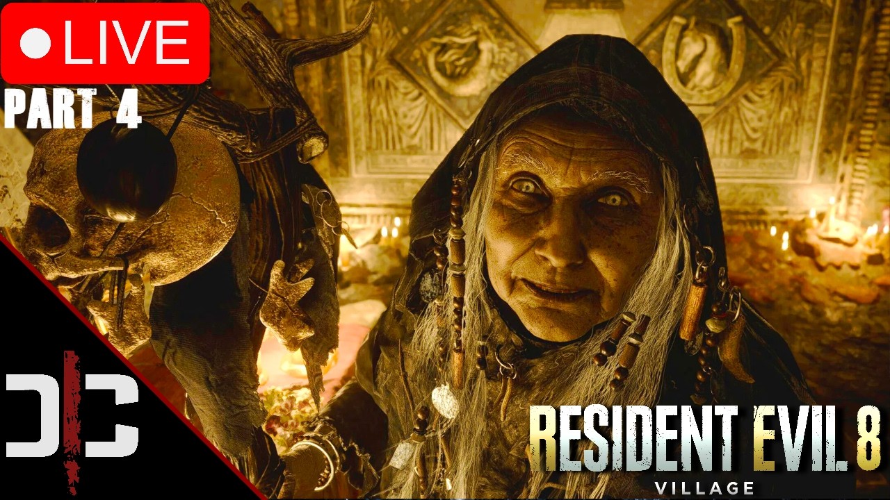 🔴LIVE - Resident Evil Requiem Waiting Room - Resident Evil 8 Village - Part 4 Playthrough