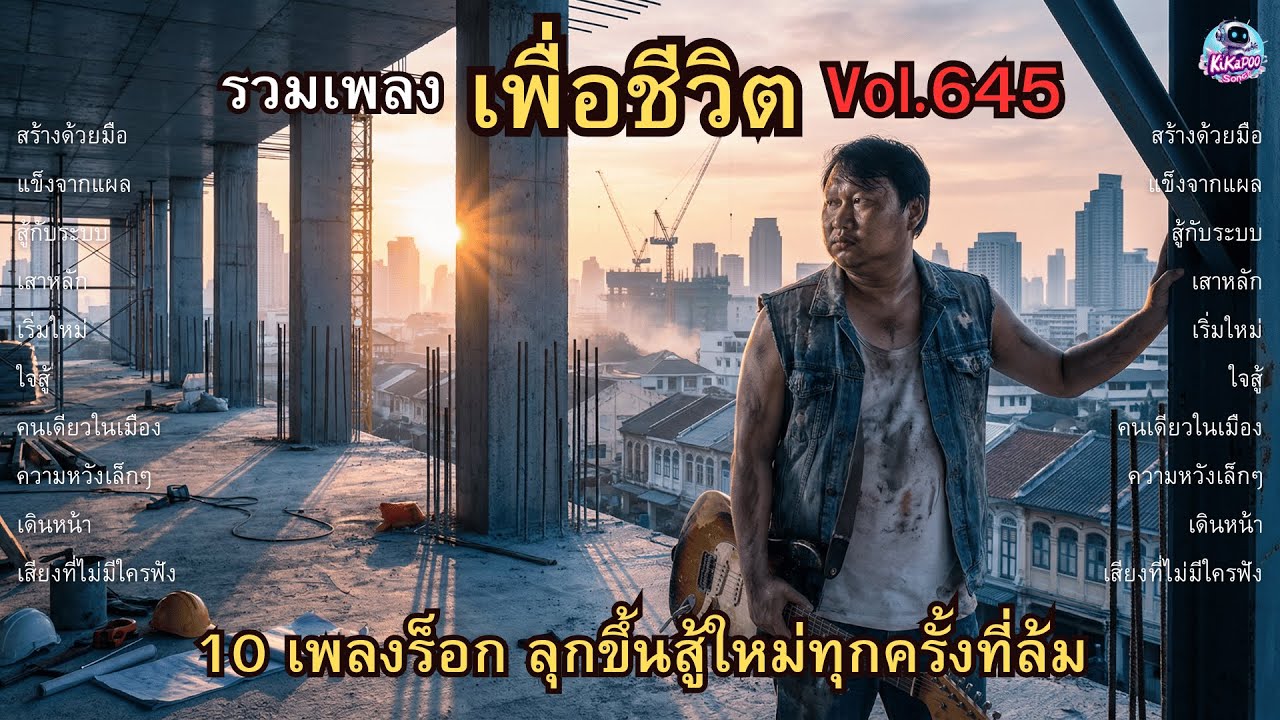 รวมเพลงเพื่อชีวิต Vol.645 🔨 สร้างด้วยมือ | 10 เพลงร็อก ลุกขึ้นสู้ใหม่ทุกครั้งที่ล้ม (2026)