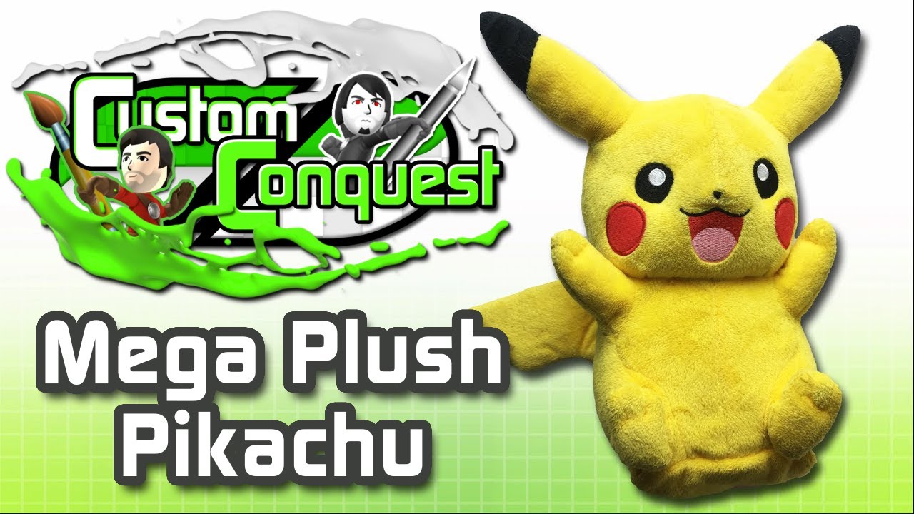 Custom Conquest — мегаплюшевая amiibo Пикачу
