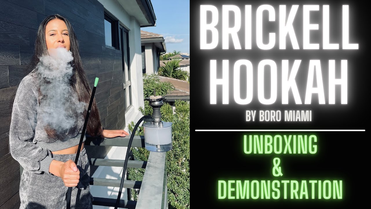 BRICKELL HOOKAH BY BORO MIAMI UNBOXING & FULL SET UP | ELEGANT HOOKAH DESIGN | SOPHIA SMOKES