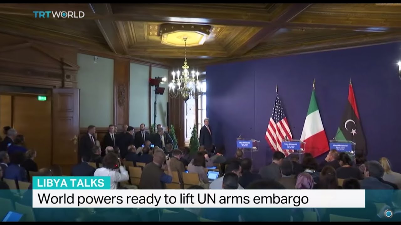 World powers ready to lift UN arms embargo in Libya, Sarah Morice reports