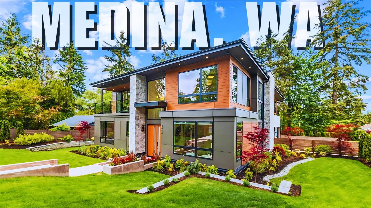 Touring a Nearly $7M Modern Luxury Home in Medina, WA (Near Bellevue)