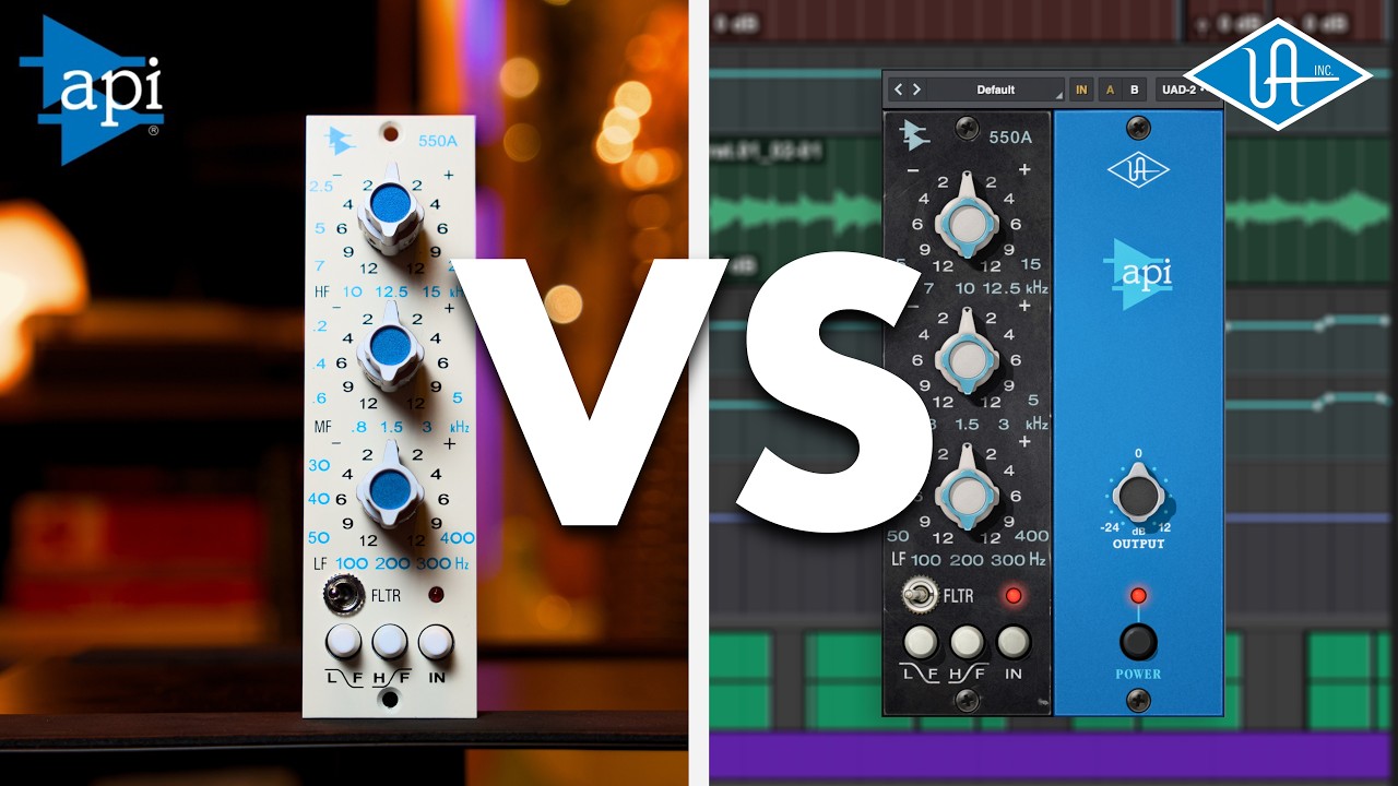 API 550A Hardware vs UAD Plugin | Can You Hear The Difference?