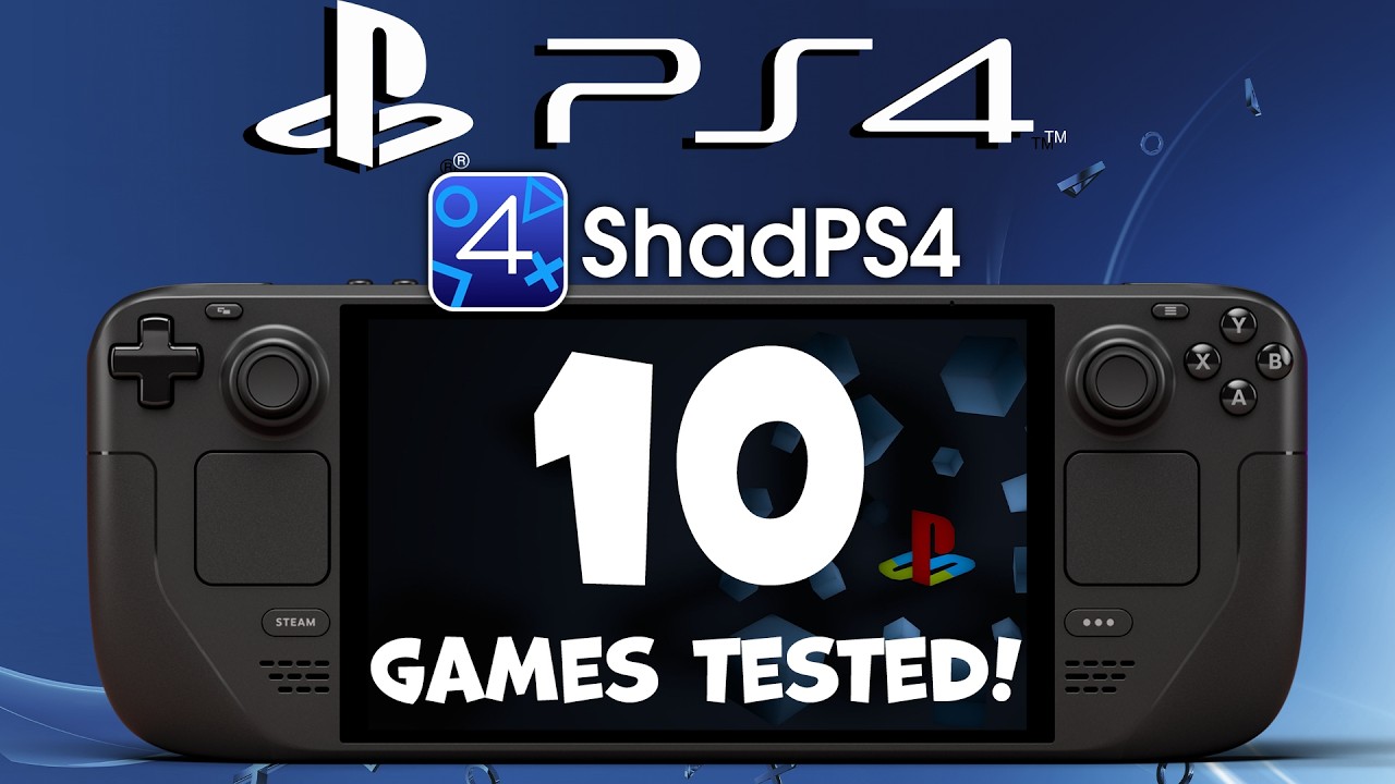 10 PS4 Games Tested on Steam Deck | ShadPS4 (v0.14.1) | Full Performance Test