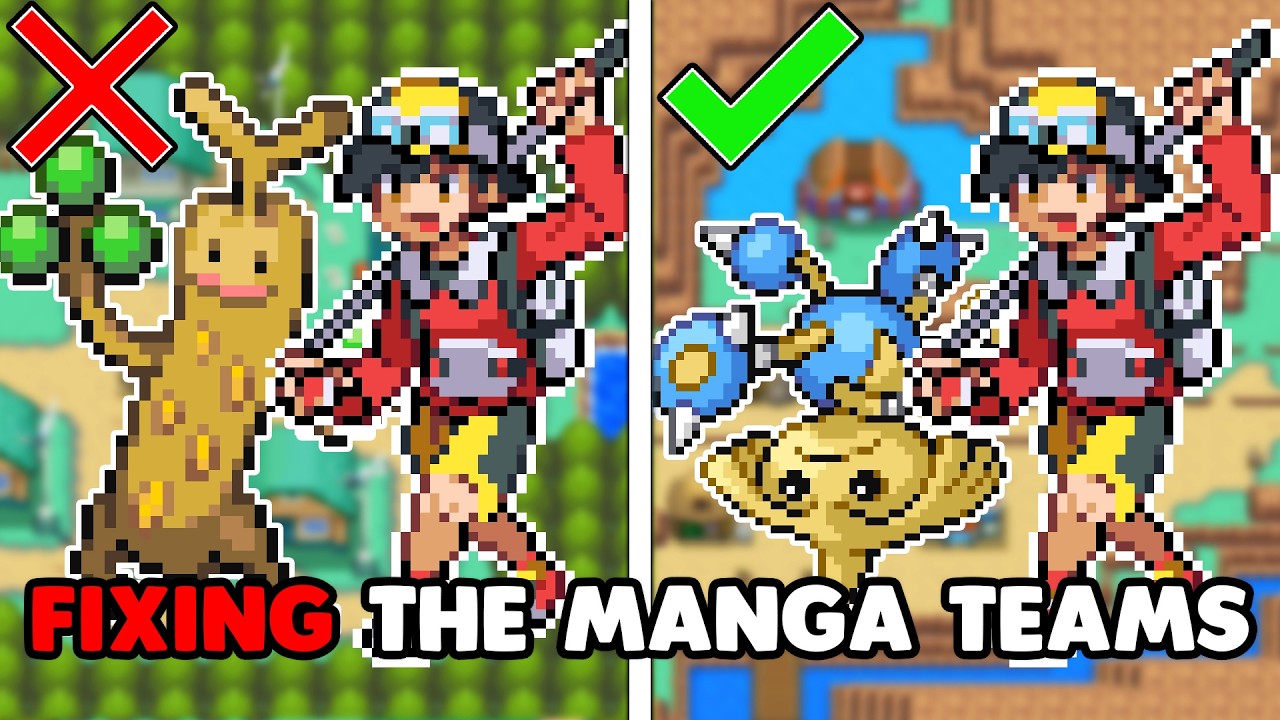 Fixing The Pokémon Manga's WORST Teams
