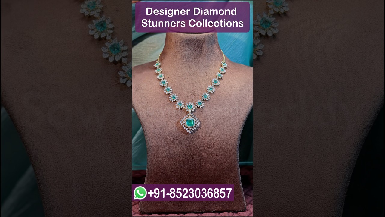 ✨ Unveiling Designer Diamond Necklaces: Pure Luxury & Dazzle! 💎