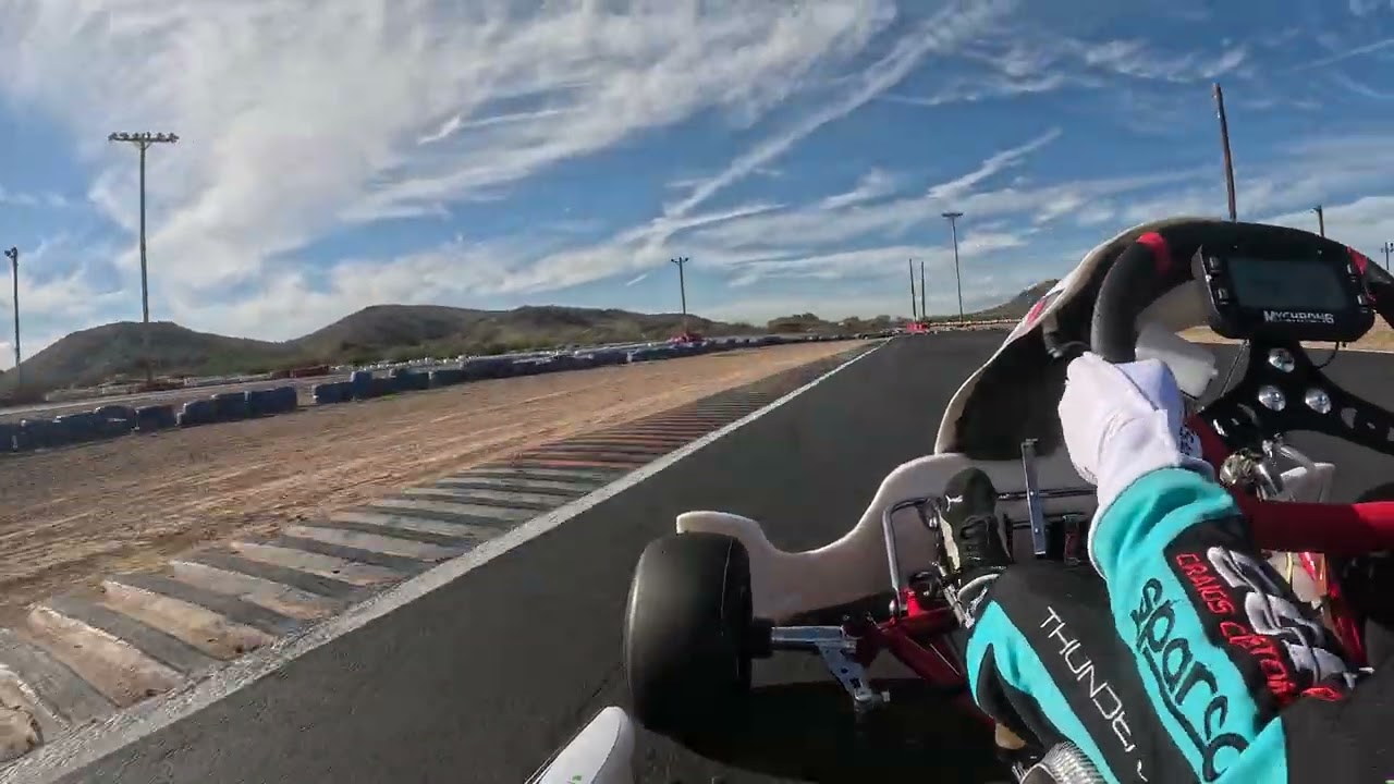 Hot laps at PKRA, ka100jr 