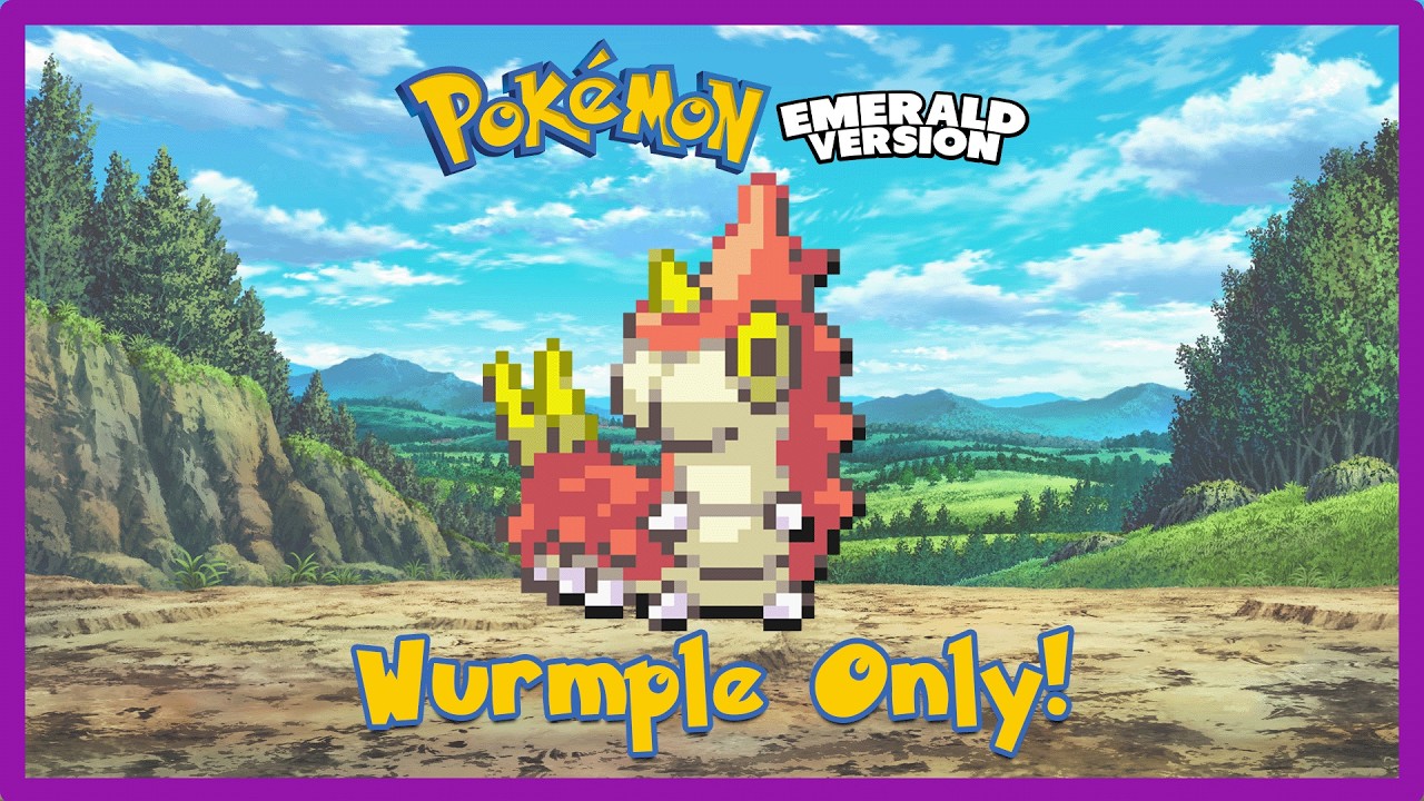 Can I beat Pokemon Emerald with just a WURMPLE? || SoloRun 0033 [FULL RUN]