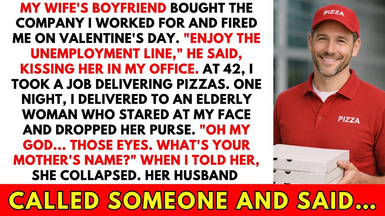 He Fired Me And Kissed My Wife In My Office. At 42 I Delivered Pizzas. One Customer Saw My Face And