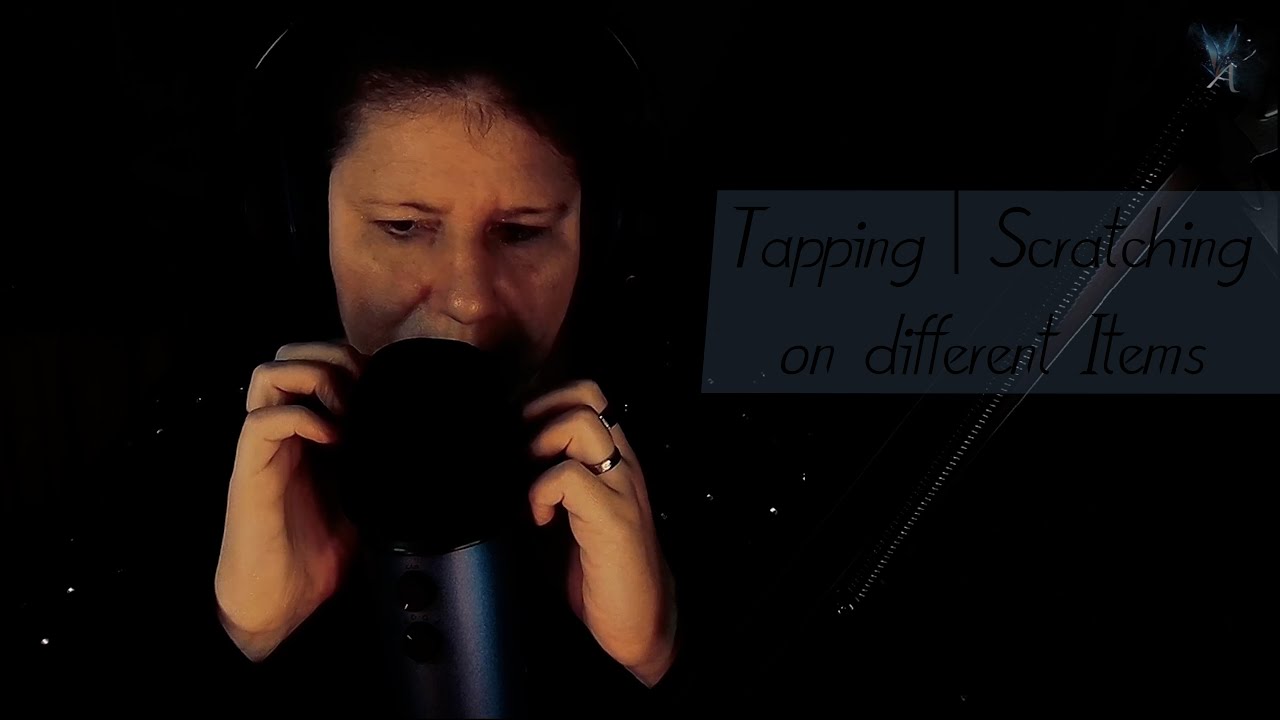 ASMR | Tapping | Scratching | Scratchy Sounds | Blue Yeti   (german / deutsch)