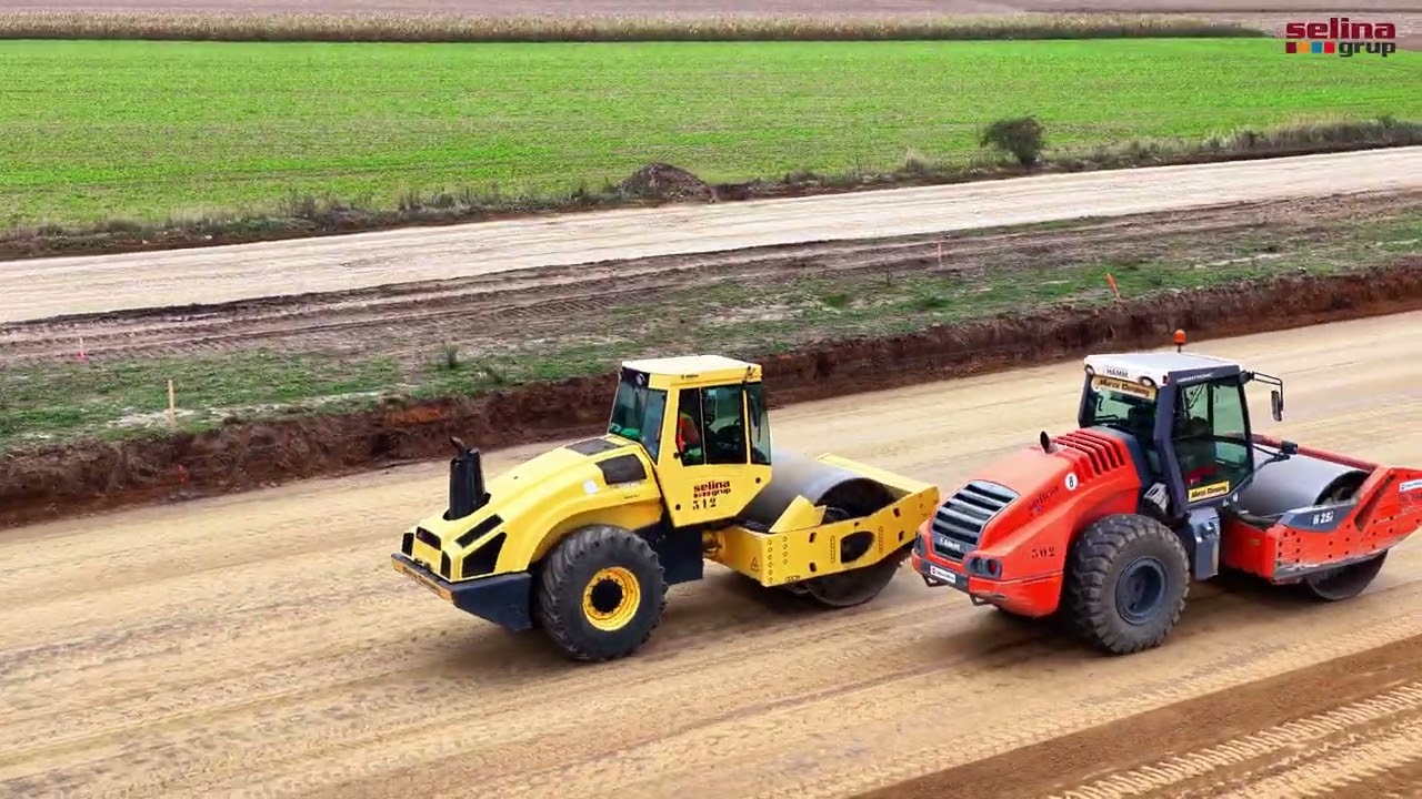 Șantier pe întregul lot de autostradă 3C2 Chiribiș - Biharia