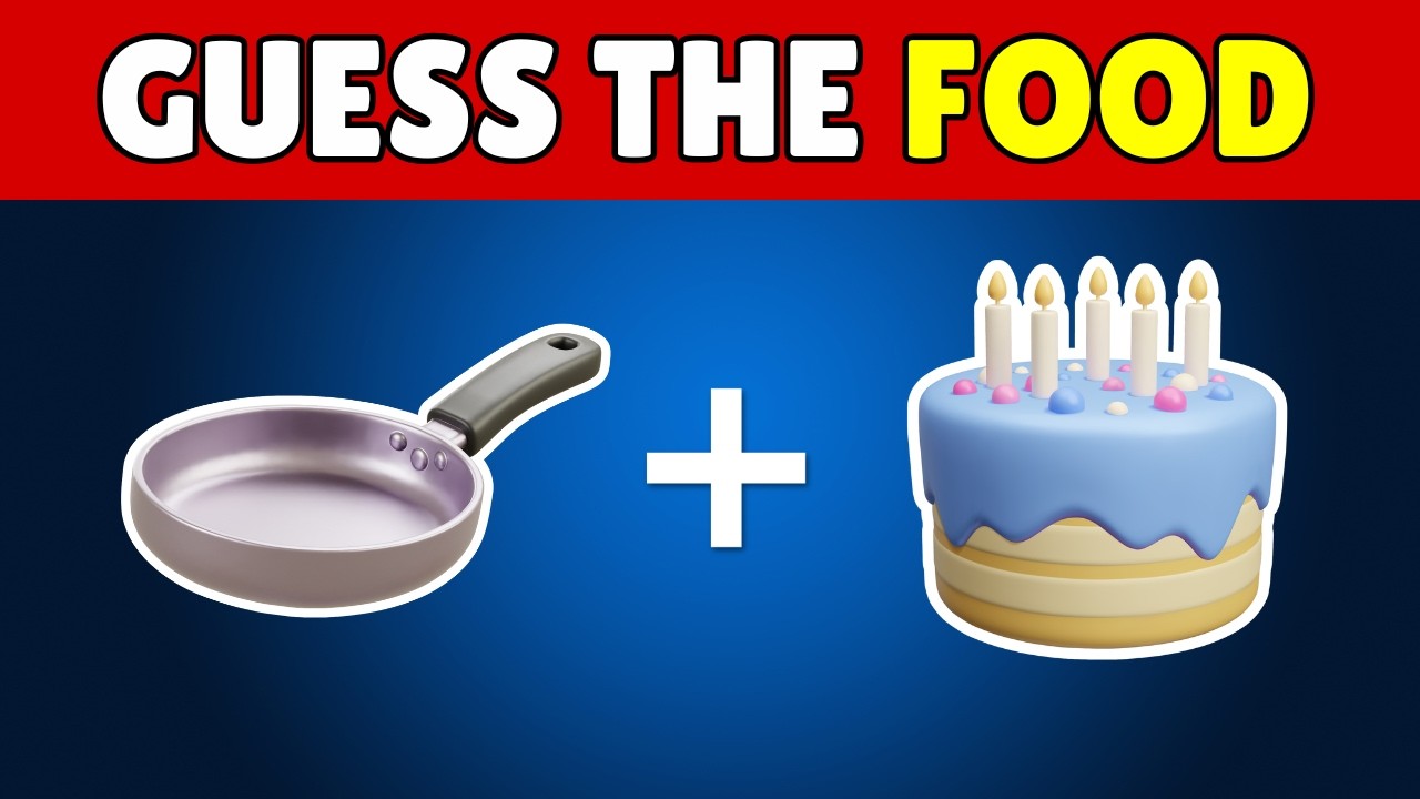 Guess The Food By Emoji! 🍔🍕 Fun Food Challenge | Quiz Uno