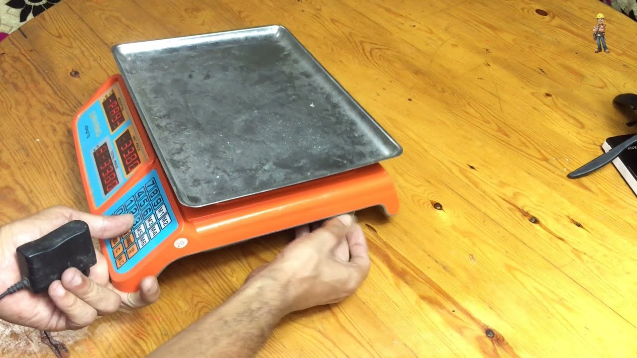 battery change .DAYANG 1G-40KG ELECTRONIC SCALE.تغيير بطارية ميزان إلكتروني بشكل فعال وآمن