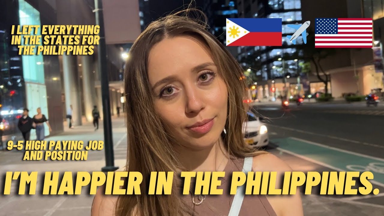 Почему она оставила все в США, чтобы переехать сюда, на Филиппины 🇵🇭