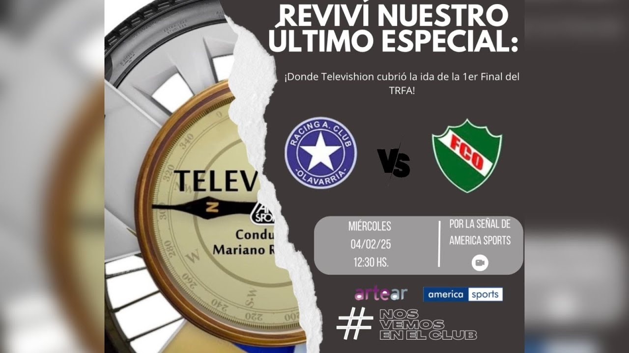 Final Ida TRFA: Racing Atletic Club (Olavarría) Vs Ferrocarril Oeste de Gral. Pico