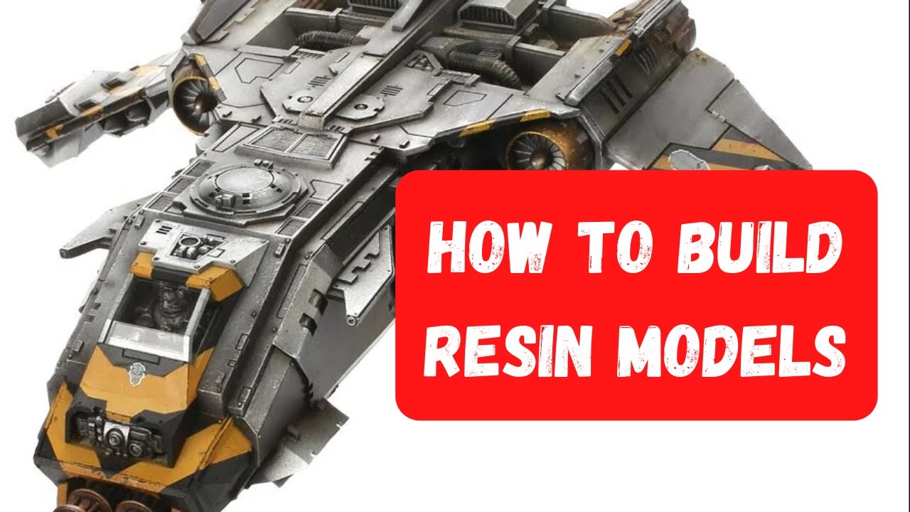 Forge World Fire Raptor Gunship part 2 - how to build resin models