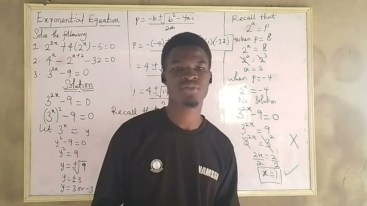 Indices : Exponential Equation