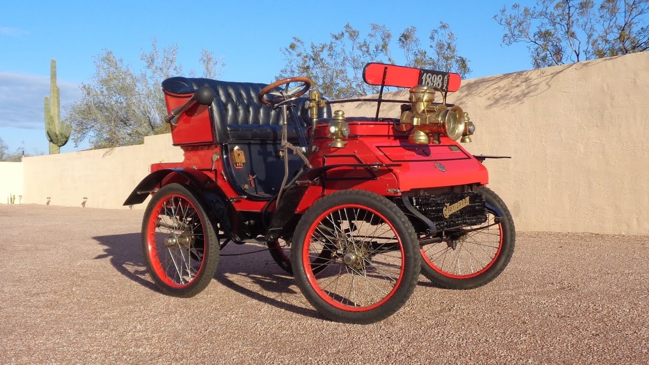 Early Automobile History # 3 1898 Jeanperrin Vis-à-Vis & Ride on My Car Story with Lou Costabile