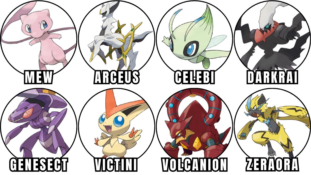 Every MYTHICAL Pokémon Explained in 44 Minutes