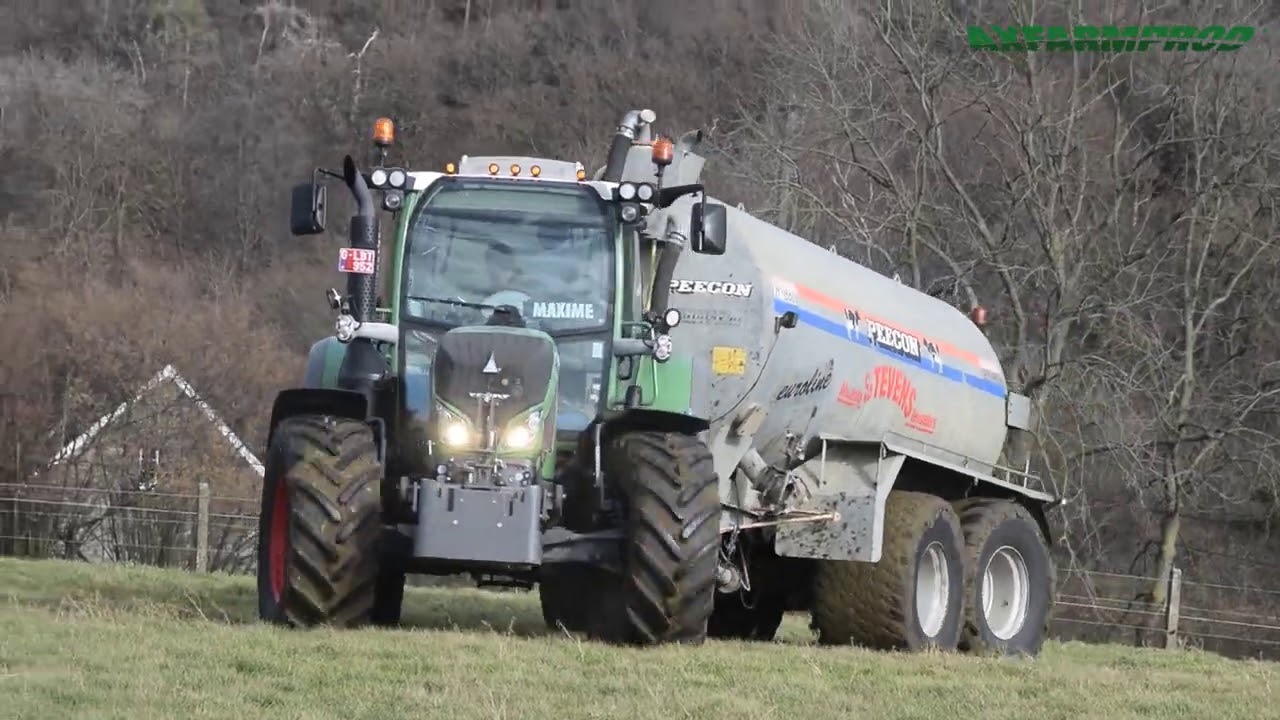 Fendt 714 & Peecon euroline 15000 - Epandage de lisier