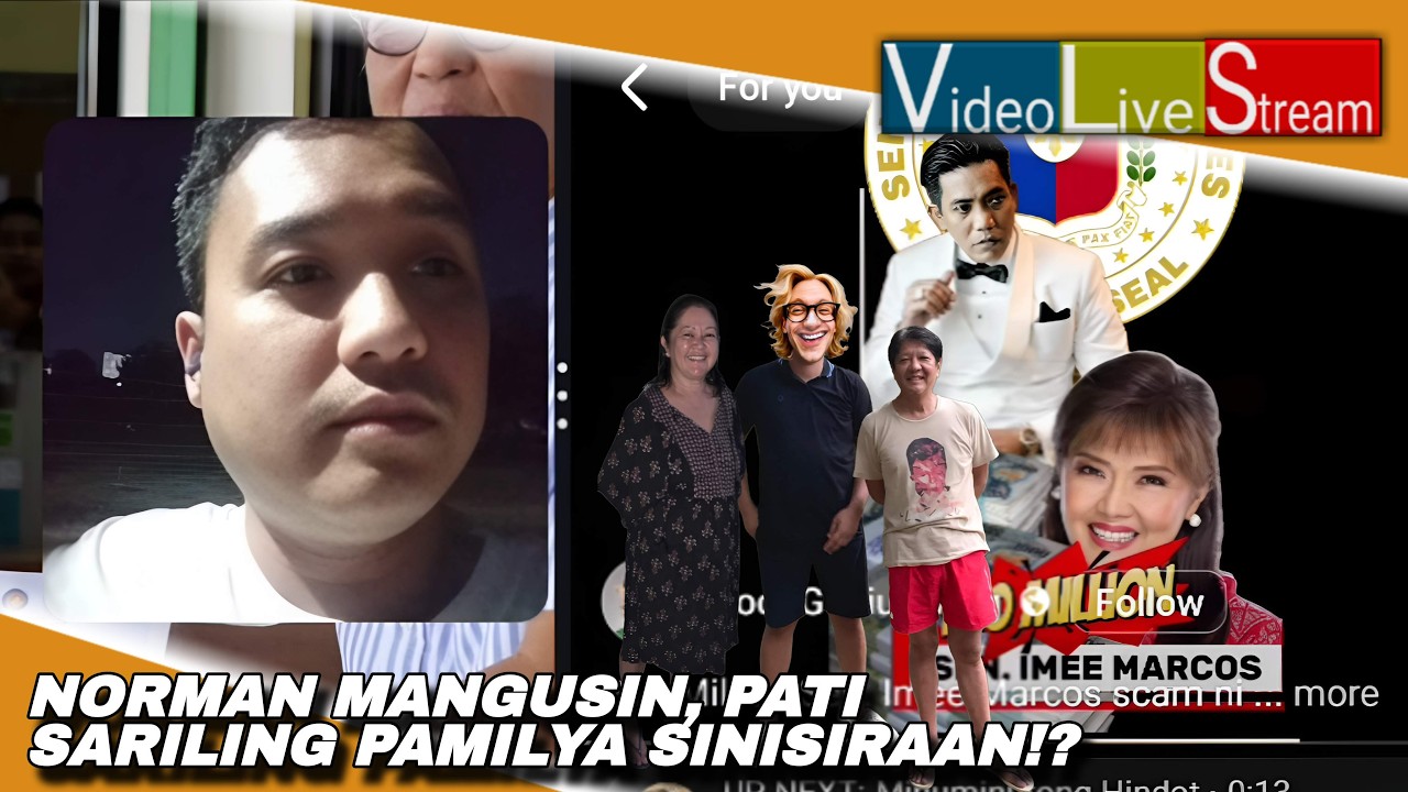 NORMAN MANGUSIN, SINISIRAAN NA NYA ANG SARILING PAMILYANG MARCOS!?