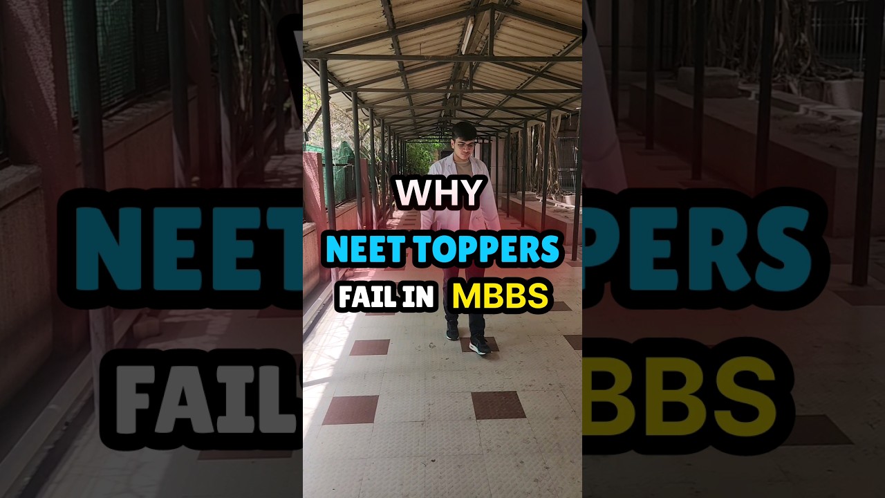 Why NEET Toppers *FAIL* in MBBS ? 🤔|
