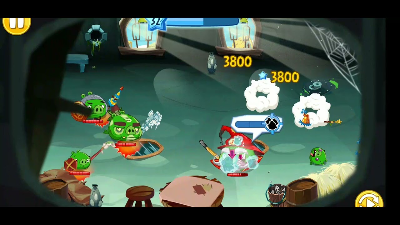 Angry birds epic pork side king pig castle
