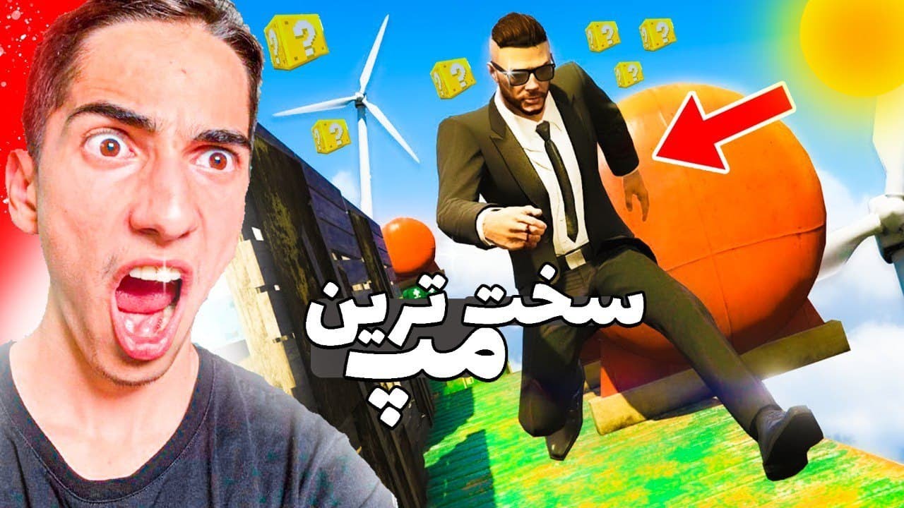 این مپ دثران جی تی ای من را دیوانه کرد 🥵🚨 GTA 5 Deathrun