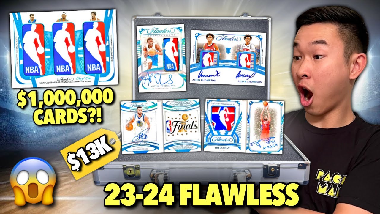 THE CRAZIEST $13,000 BOXES EVER HAVE ARRIVED! 😱🔥 2023-24 Panini Flawless Basketball Hobby Box Review