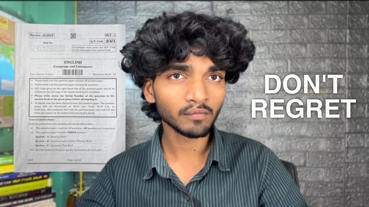 Watch this Video Before English Board Exam 💔 | Class 10th